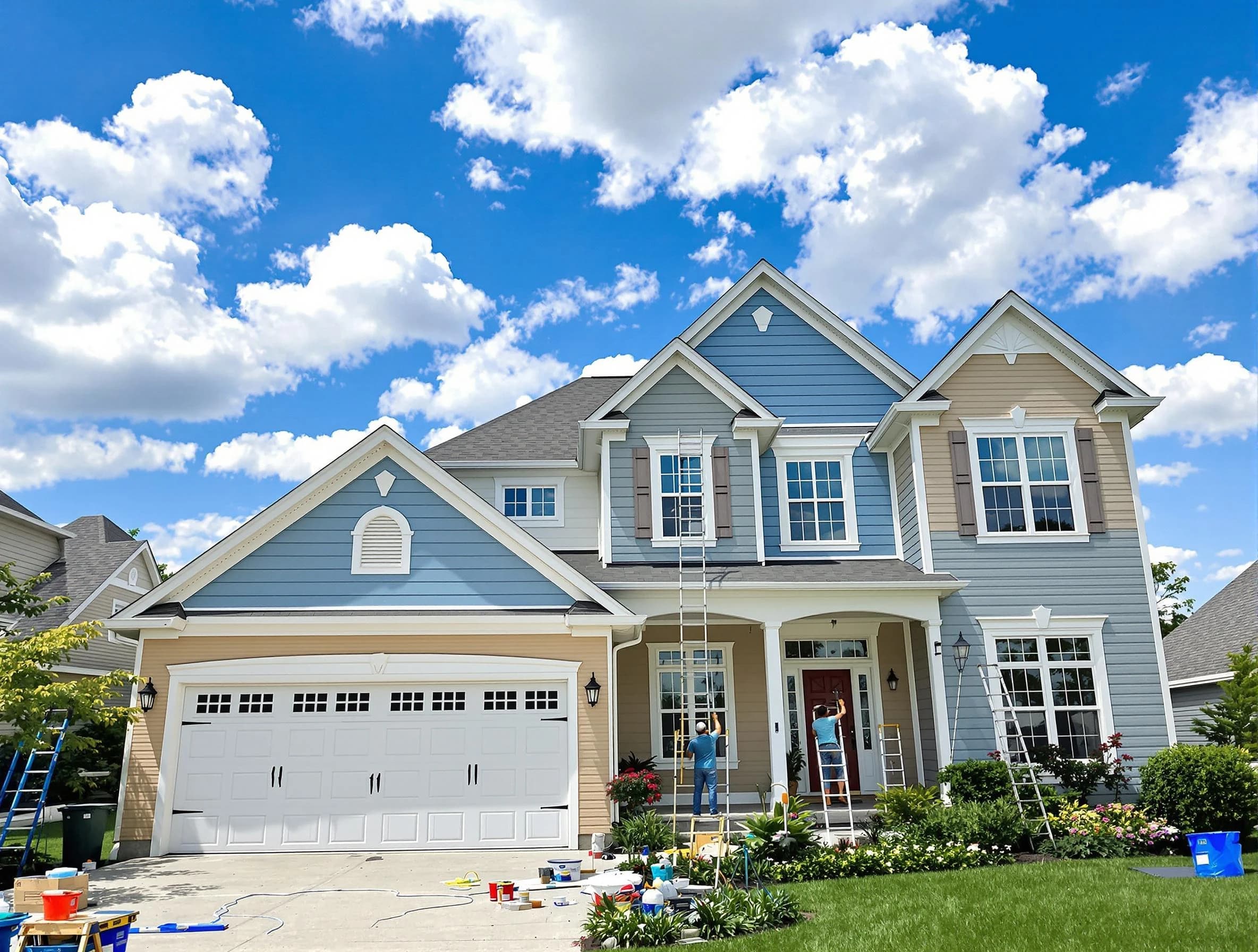 Professional house painting by Mesa House Painters experts in Mesa, AZ