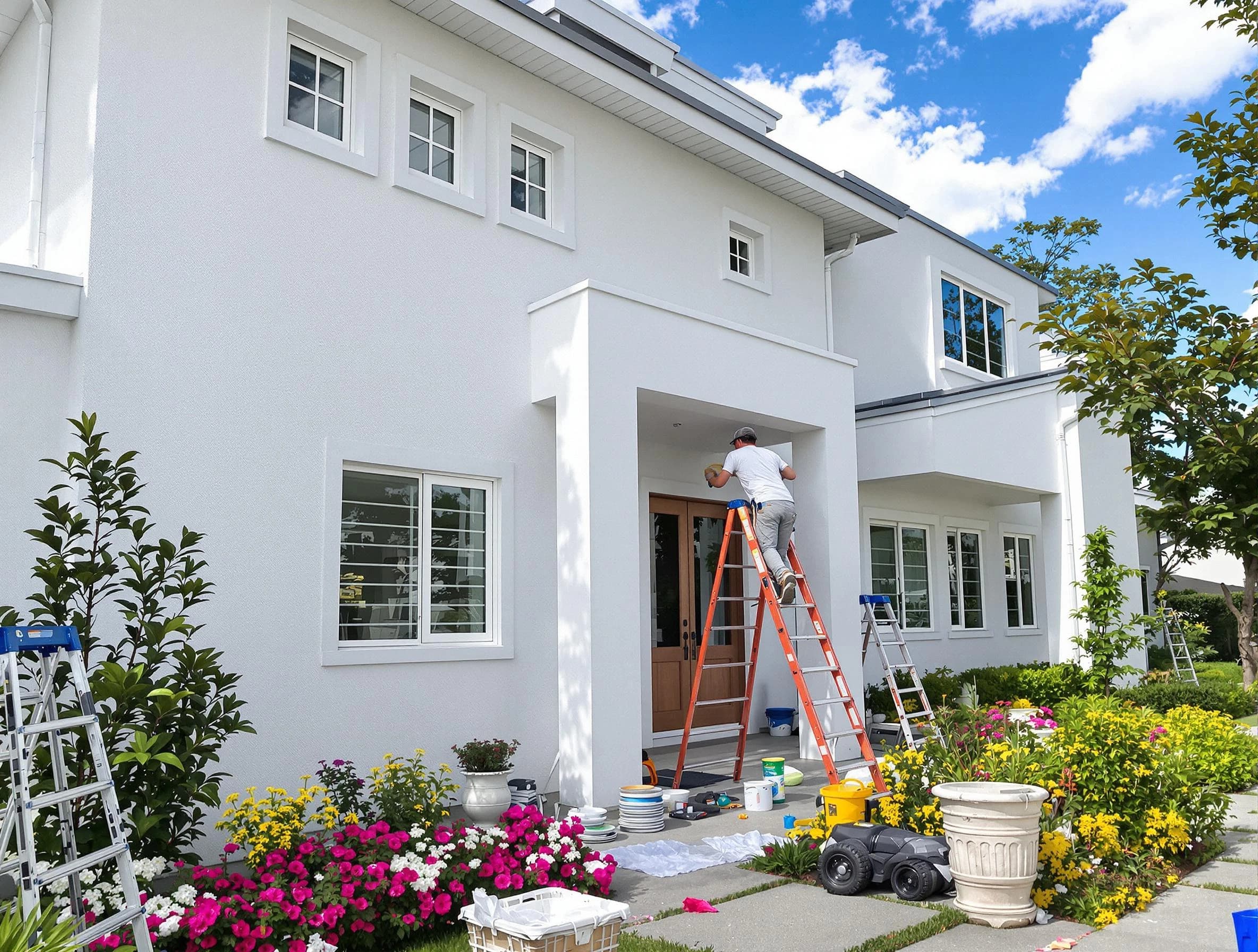 Mesa House Painters team delivering a fresh exterior coat in Mesa, AZ